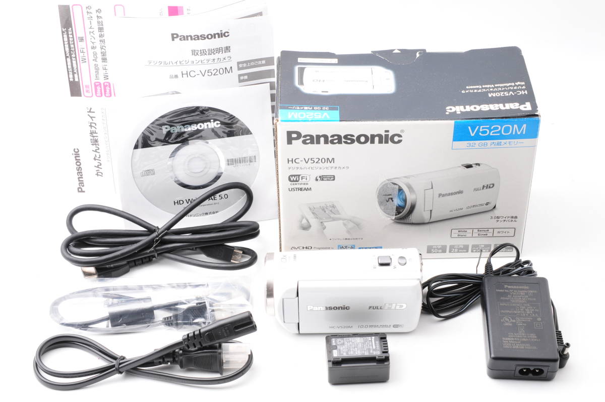 ★元箱付き★ Panasonic パナソニック FULLHD HC-V520M デジタルビデオカメラ #15の画像1