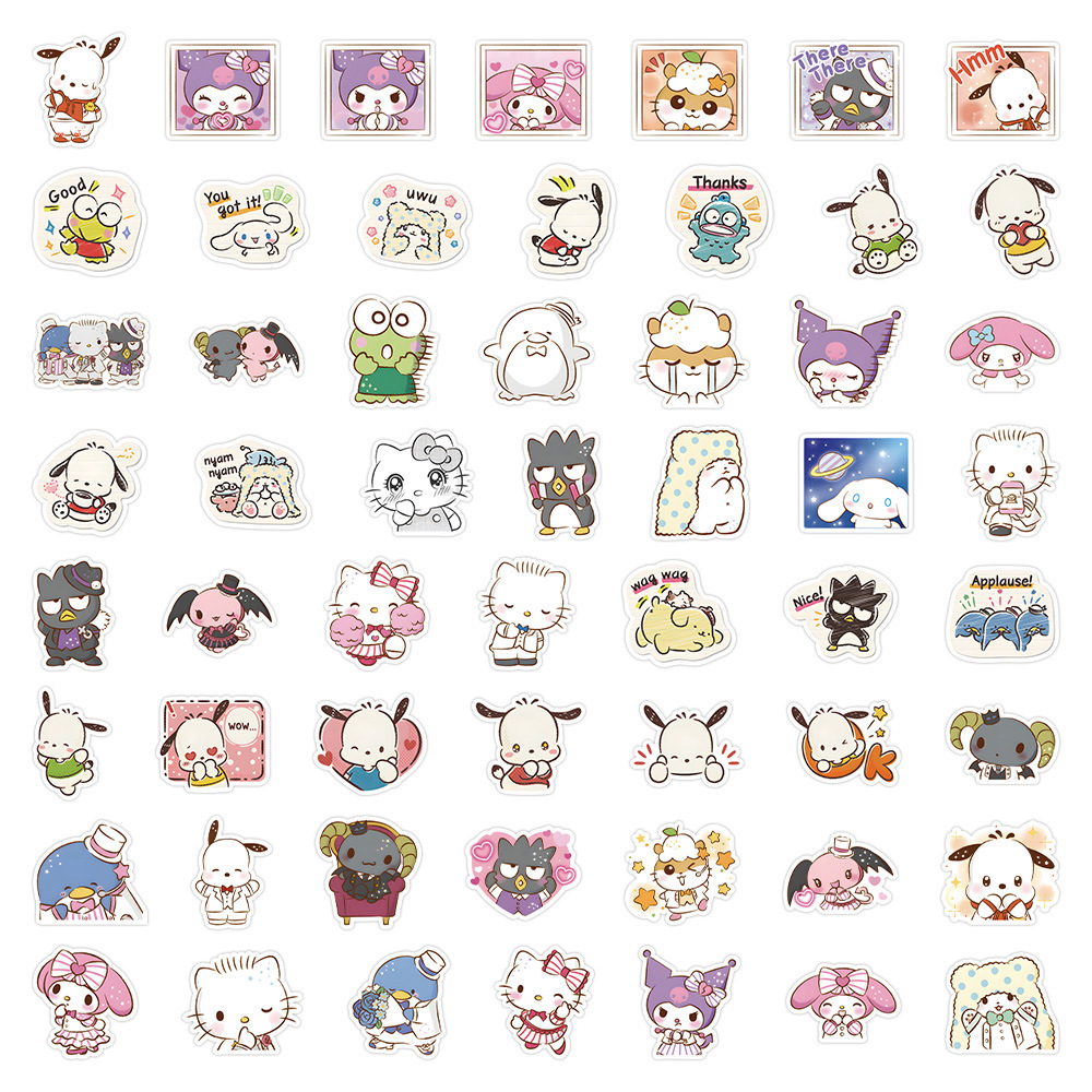 60 sheets Sanrio character zB waterproof sticker seal 