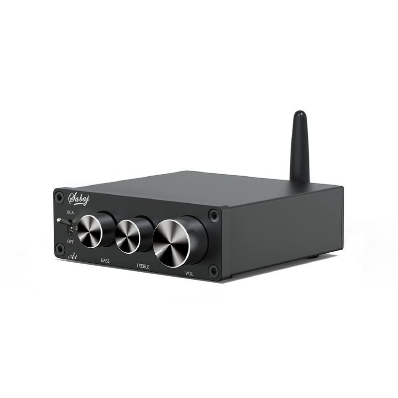 Sabaj A1 アンプ Bluetooth 5.0 小型 2チャンネル パワーアンプ Sabaj A1 アンプ Bluetooth 5.0 小型 2チャンネル パワーアンプ