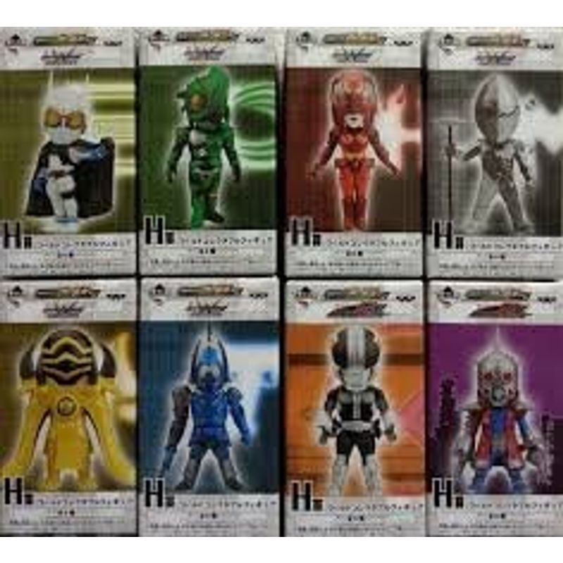 一番くじ 仮面ライダーシリーズR/D ?仮面ライダーW＆電王編? H賞 ワールドコレクタブルフィギュア 全8種セット_画像1