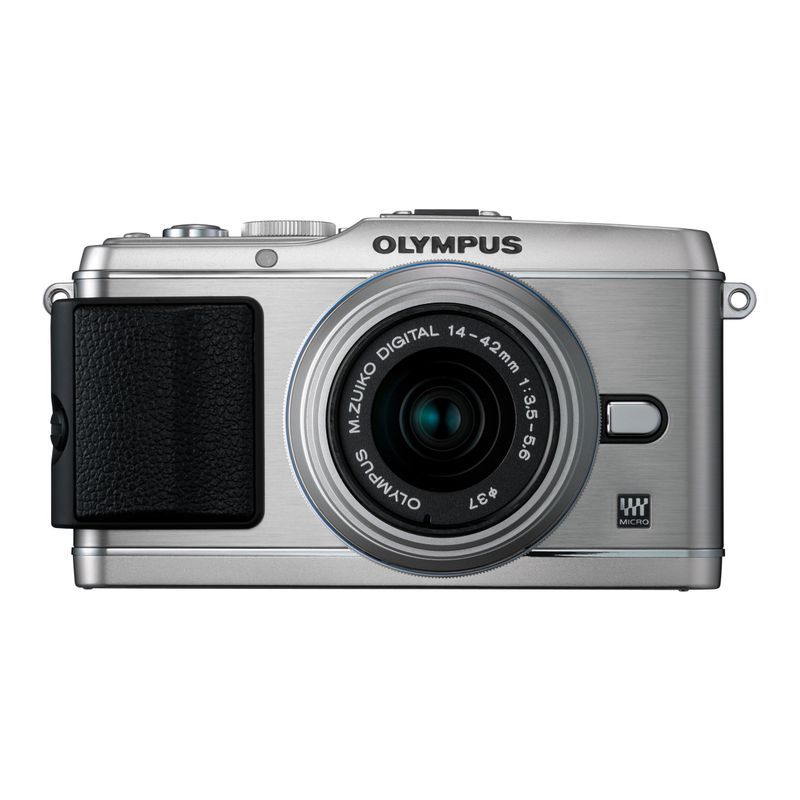 OLYMPUS ミラーレス一眼 PEN E-P3 レンズキット シルバー E-P3 LKIT SLV_画像1