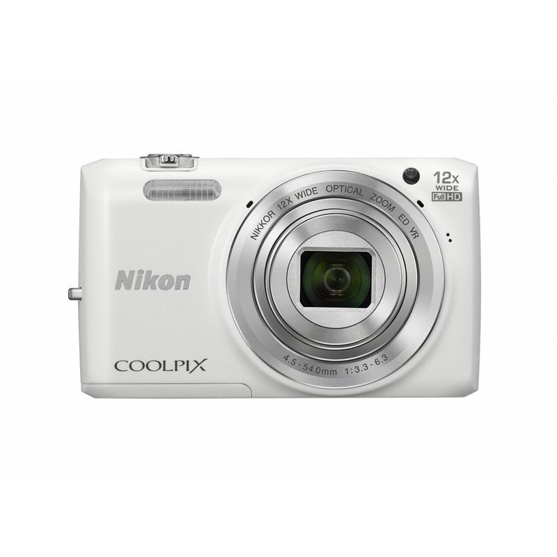 Nikon デジタルカメラ COOLPIX S6800 12倍ズーム 1602万画素 ナチュラルホワイト S6800WH