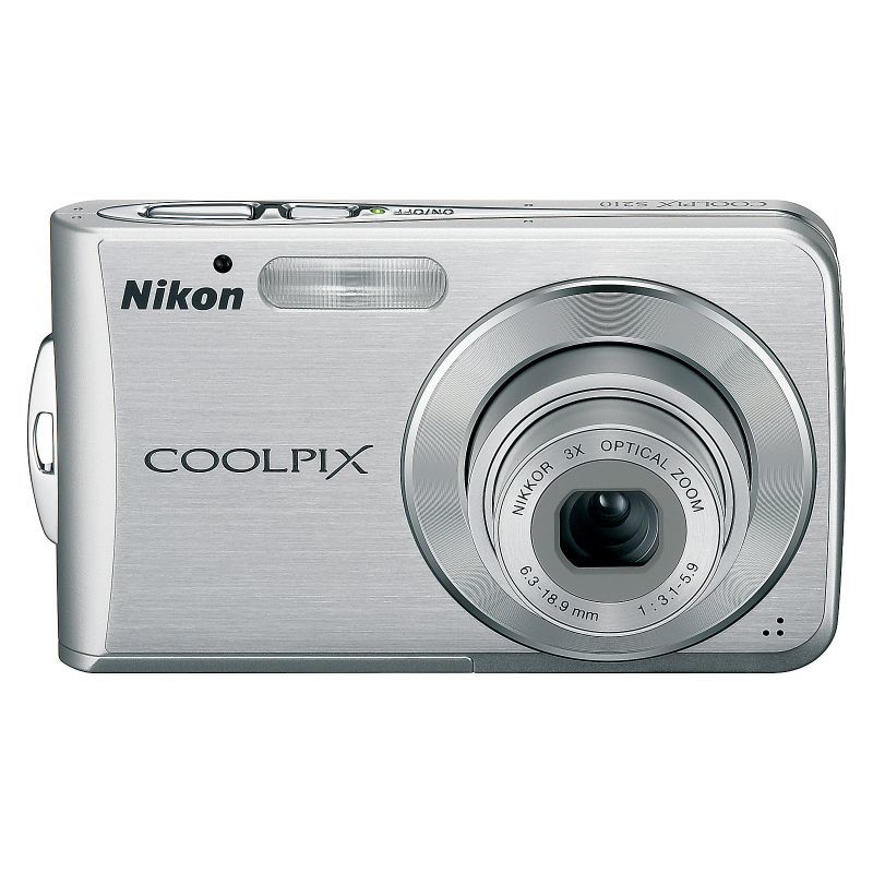 Nikon デジタルカメラ COOLPIX (クールピクス) S210 ブライトシルバー COOLPIXS210S_画像1