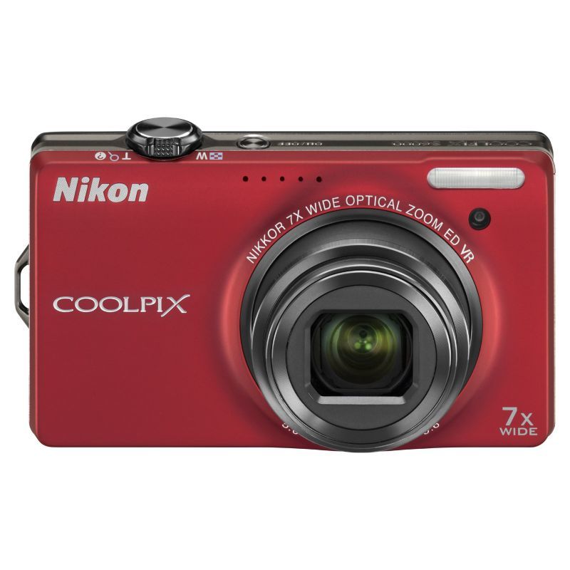 Nikon デジタルカメラ COOLPIX (クールピクス) S6000 フラッシュレッド S6000RD_画像1