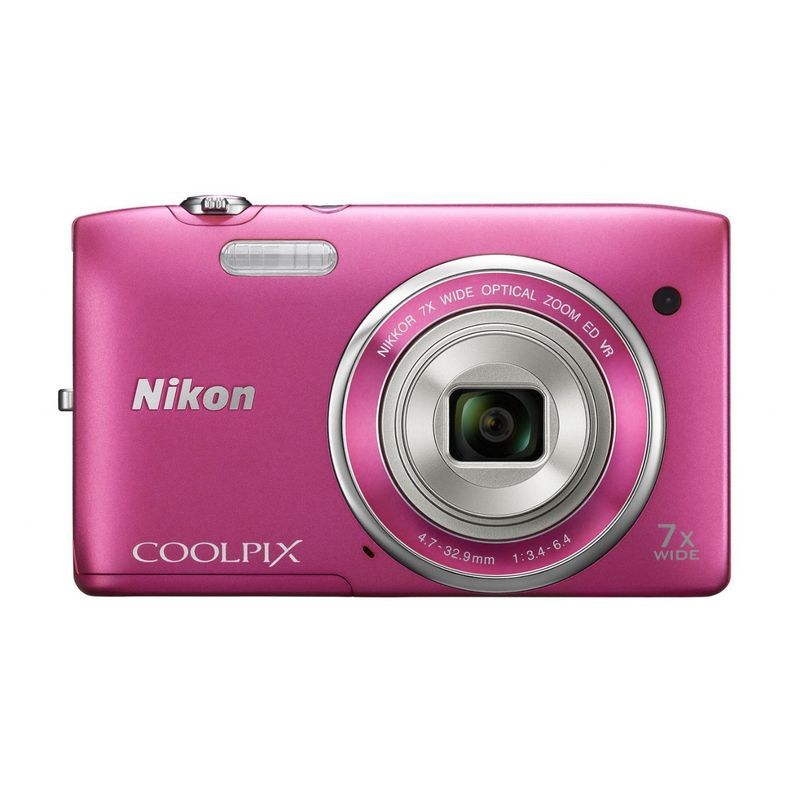 Nikon デジタルカメラ COOLPIX S3500 光学7倍ズーム 有効画素数 2005万画素 ストロベリーピンク S3500PK_画像1