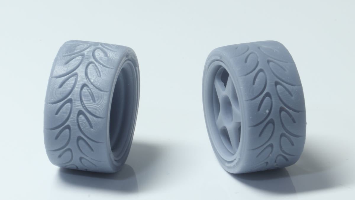 1/24S tire 16 -inch Aoshima correspondence goods [3_T-A16]