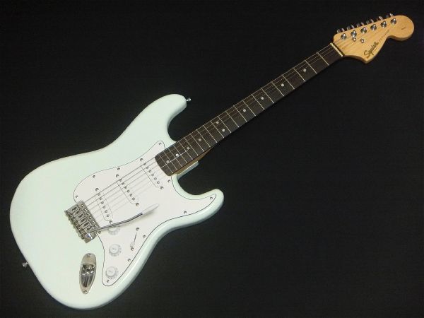 2019年限定カラー Squier by Fender Affinity Stratocaster SSS ラージヘッド ソニックブルー Sonic Blue SNB ストラトキャスター ストラト_画像1