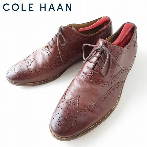 コールハーン ウィングチップ シューズ 茶系 11M 29cm 大きいサイズ GRAND.OS COLE HAAN メンズ 靴 d139-32-0046ZV