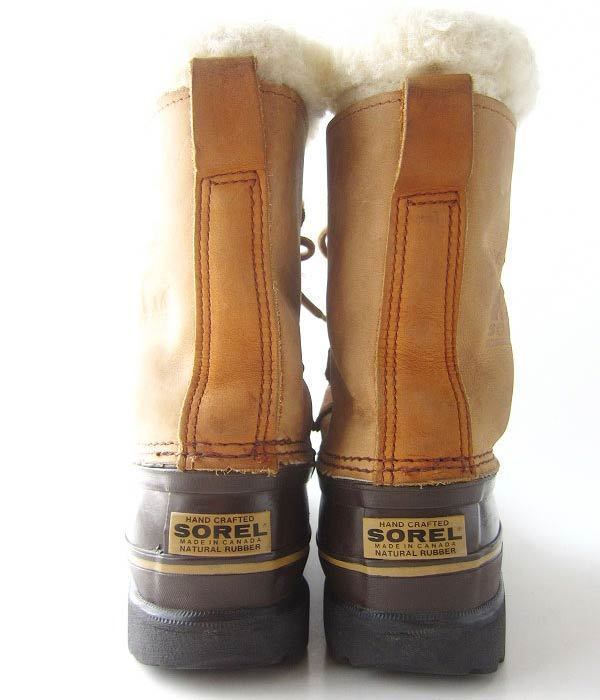 希少 カナダ製 SOREL ソレル ALPINE スノー ガムブーツ 茶系 レディース23.5cm～24cm CANADA製 d126-32-0133XV_画像2