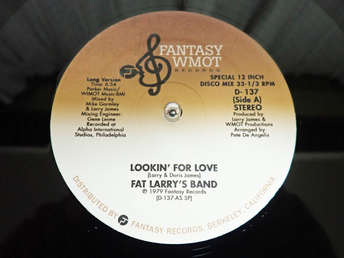 ほぼ新品 Garageクラシック ★Lookin' For Love - Fat Larry's Band★ Dimitri From Paris, Danny Krivit, D-137_画像5