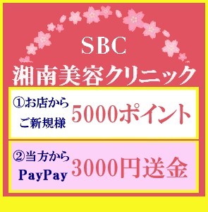 湘南美容外科【 3000円送金+5000ポイント・SBC 湘南美容クリニック ご新規様 紹介 クーポン 】取引ナビ専用_画像1