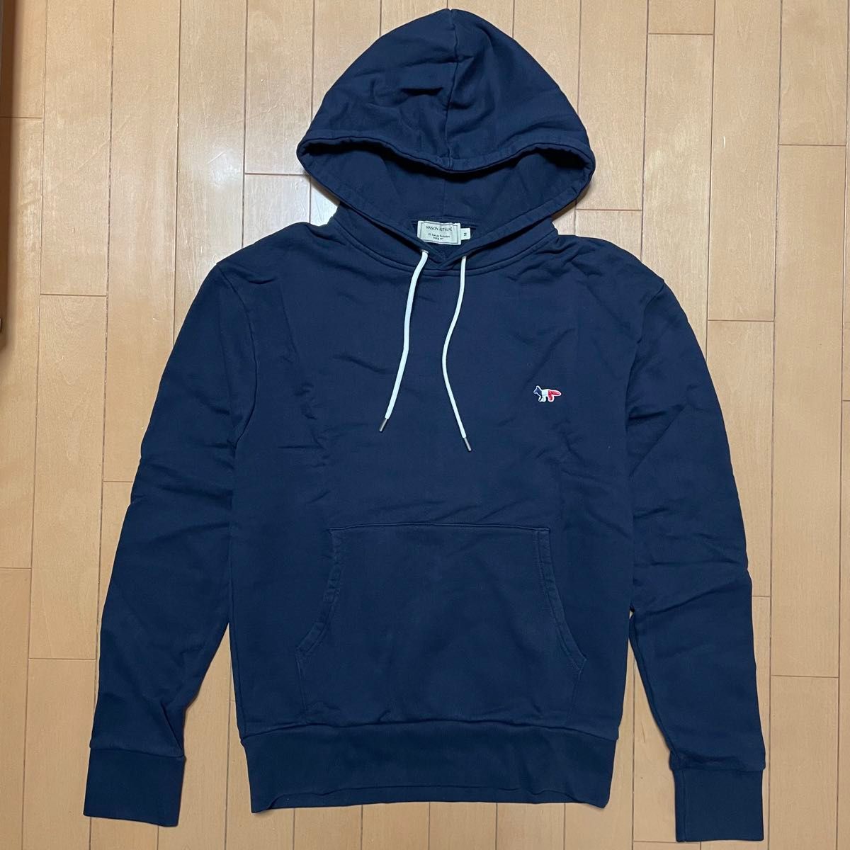 新品 MAISON KITSUNE メゾン キツネ トリコロール フォックス パッチ フーディ Mサイズ