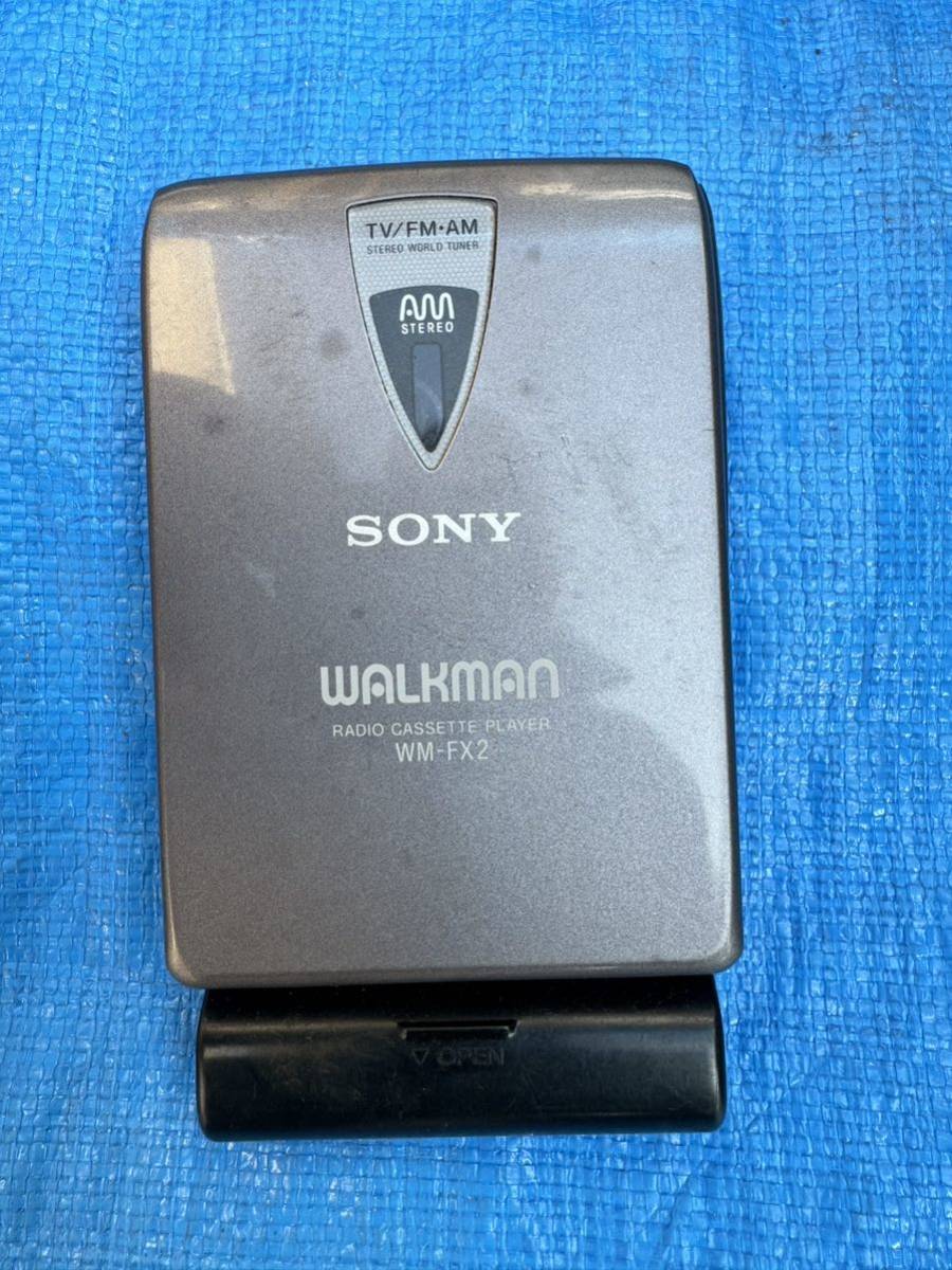 中古品　SONY ソニー MDウォークマン MZ-R55/カセットプレーヤー WM-EX666/WM-FX2/3点セット　発送サイズ60cm_画像5