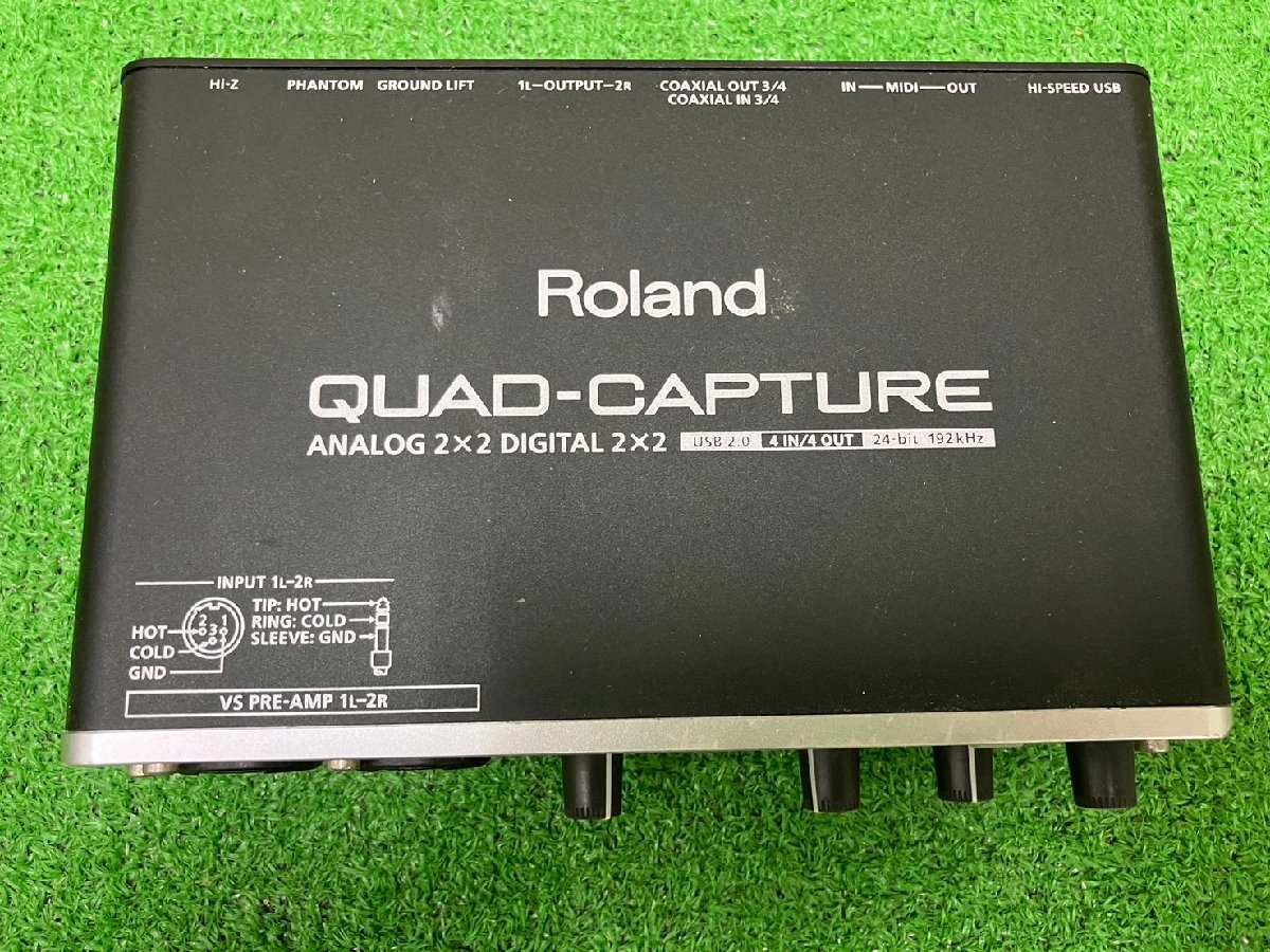 【現状品】『2-153』Roland QUAD-CAPTURE UA-55 USBオーディオインターフェイス_画像3