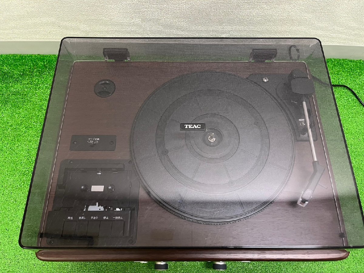 【現状品】『2-276』TAEC LP-R520 CD RECORDER SYSTEM ティアック 2017年製 レコード カセット ラジオ CD_画像7