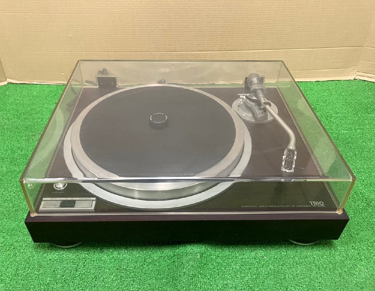 【現状品】『2-187』TORIO トリオ KP-700D レコードプレーヤー ターンテーブル_画像4