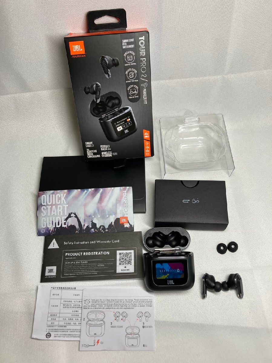 【中古品】『2-018』JBL (ジェービーエル) ワイヤレスイヤホン Tour Pro 2_画像1