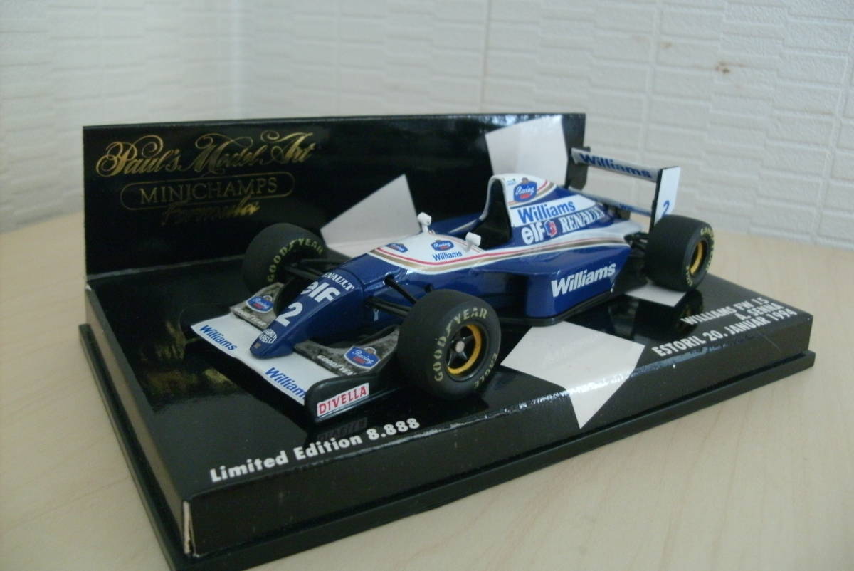 MINICHAMPS WILLIAMS FW15 SENNA #2 ウイリアムズ F1 アイルトン セナ　PMA 1/43_画像1