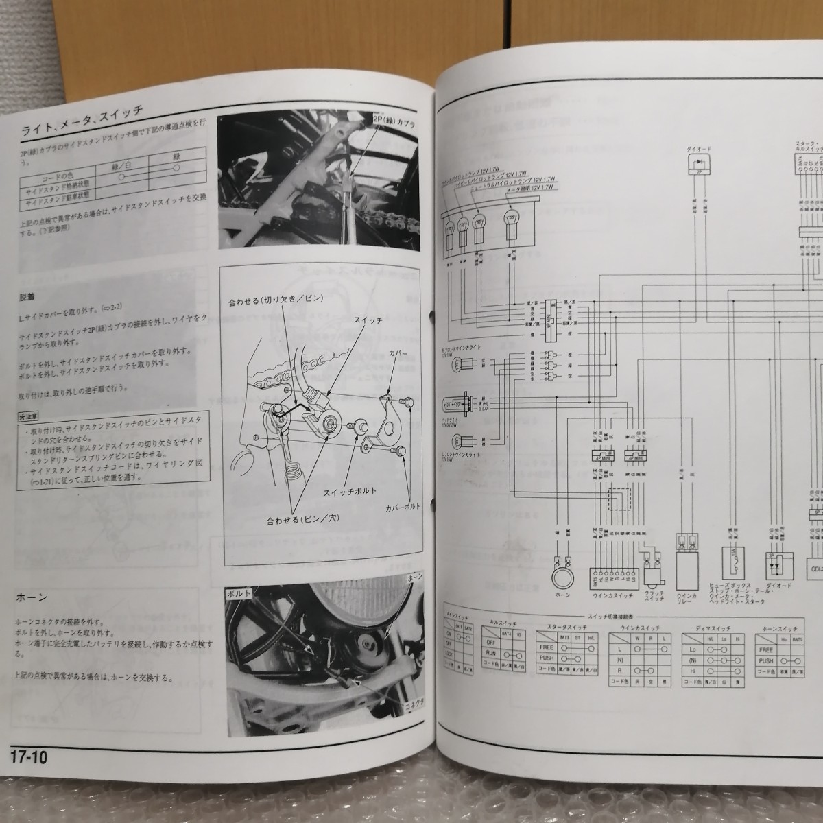 ホンダ FTR CB223S サービスマニュアル MC34 MC40 FTR223 メンテ レストア オーバーホール 整備書修理書の画像6