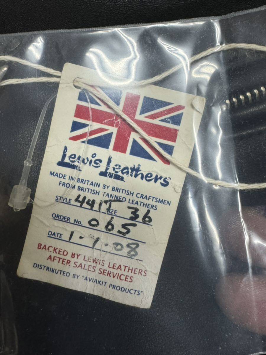 Lewis Leathers ルイスレザー CYCLONE サイクロン タイトフィット 36カウハイドの画像7