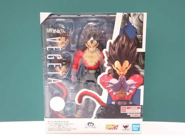 #k9【梱60】バンダイ S.H.Figuarts フィギュアーツ ドラゴンボールGT スーパーサイヤ人4 ベジータ_画像1