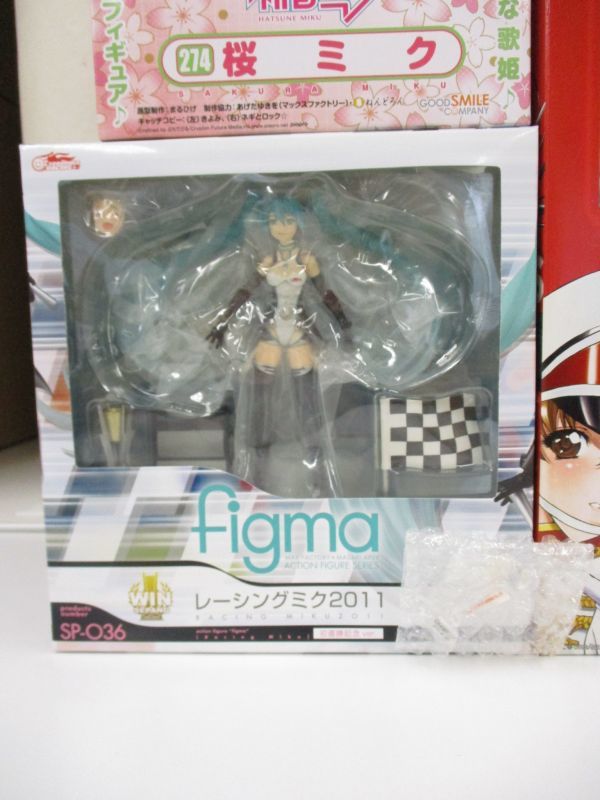 #w48【梱120】グッズスマイルカンパニー マックスファクトリー ねんどろいど 桜ミク figma レーシングミク2011 仁美 他 フィギュア まとめ_画像4