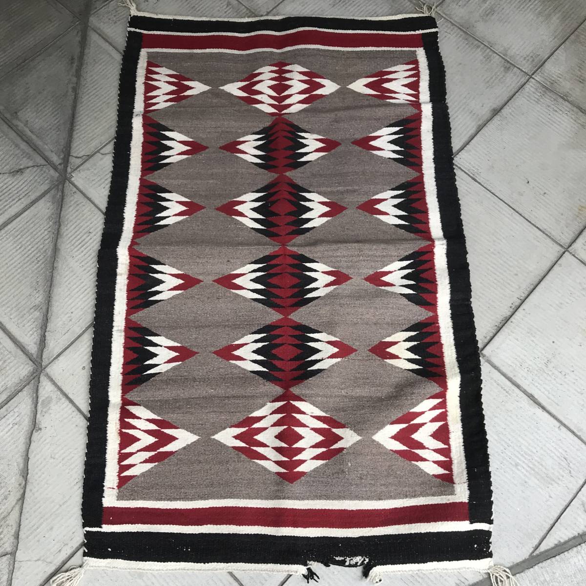 希少!Navajo アンティーク ナバホラグ40´s~実物ネイティブ 希少!Navajo アンティーク ナバホラグ40´s~実物ネイティブ