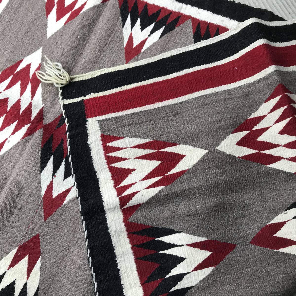 希少!Navajo アンティーク ナバホラグ40's~実物ネイティブ 希少!Navajo アンティーク ナバホラグ40's~実物ネイティブ