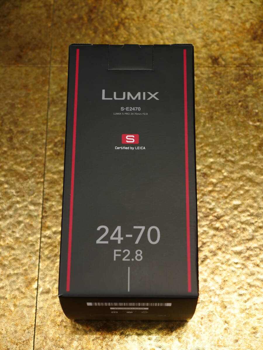  new goods Panasonic Panasonic *LUMIX S PRO 24-70mm F2.8 S-E2470* full size *L mount 