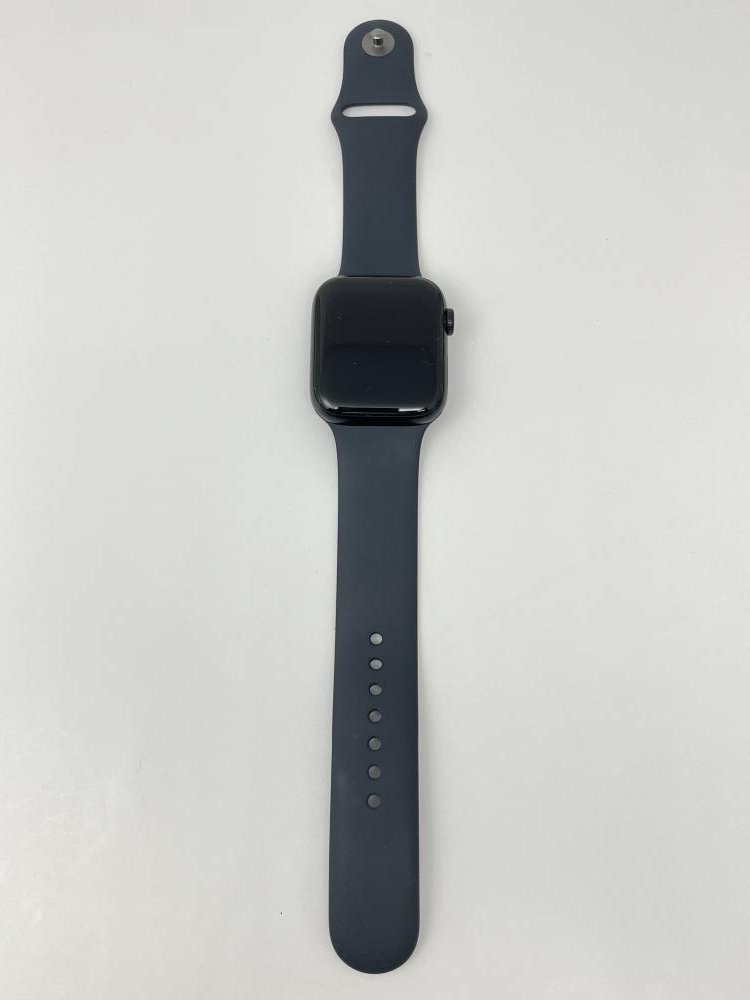 J115【美品・保証有】 Apple Watch SeriesSE2 GPS 44mm　ミッドナイトアルミニウムケース スポーツバンド　バッテリー100％_画像1