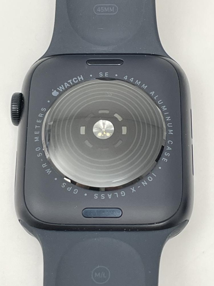 J115【美品・保証有】 Apple Watch SeriesSE2 GPS 44mm　ミッドナイトアルミニウムケース スポーツバンド　バッテリー100％_画像3