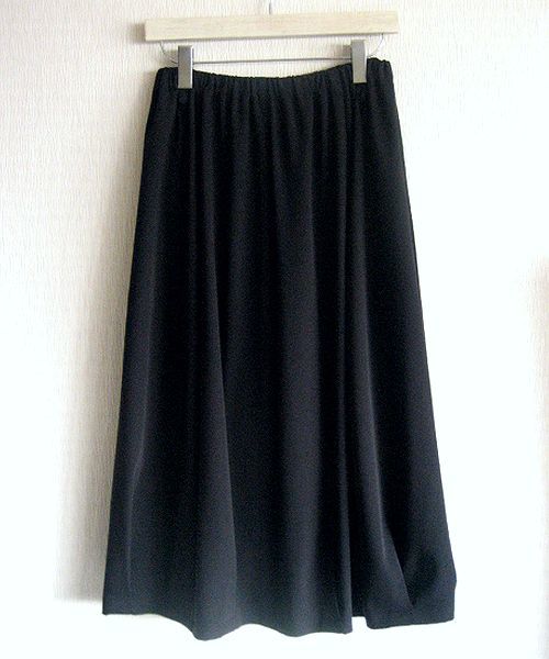 定価30,800円 美品 Chronicle / BASCO クロニクル バスコ リップスカート バルーン スカート BLACK_画像3