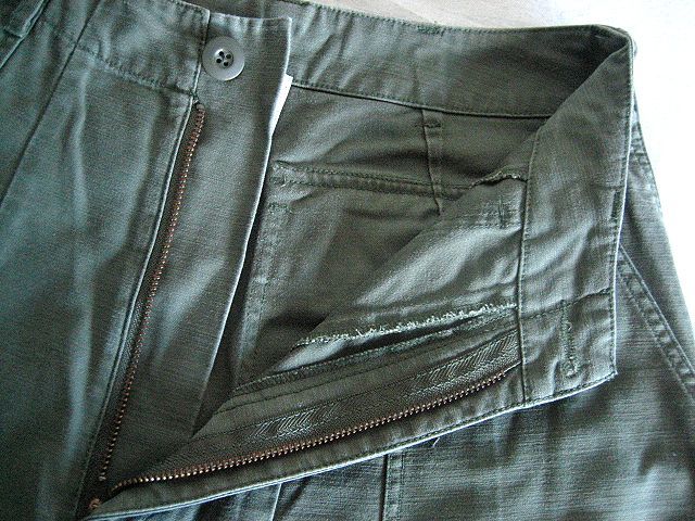 定価28,600円 RHC ロンハーマン Wide Milirtary Pants ワイド ミリタリーパンツ ベイカーパンツ OLIVE_画像6