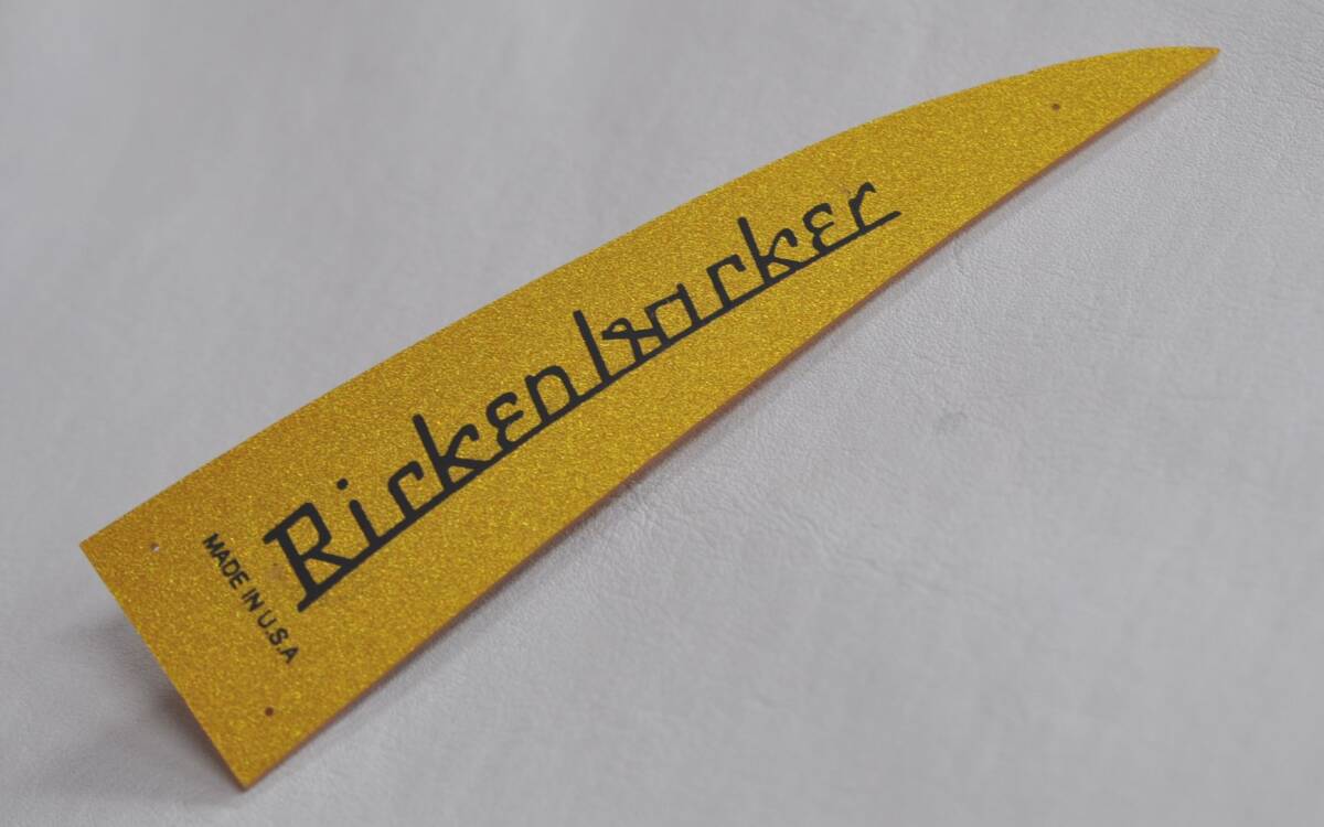 ★ リッケンバッカー Rickenbacker ネームプレート ゴールド ★の画像1