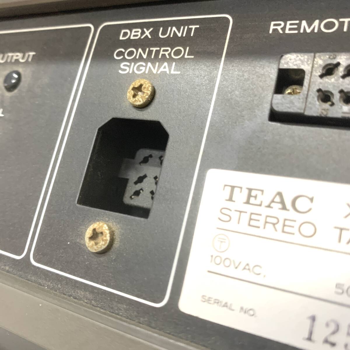 希少 TEAC◆ティアック テープデッキTEAC X-10R/STEREO TAPE DECK オープンリール オーディオ機器 通電確認のみ_画像9