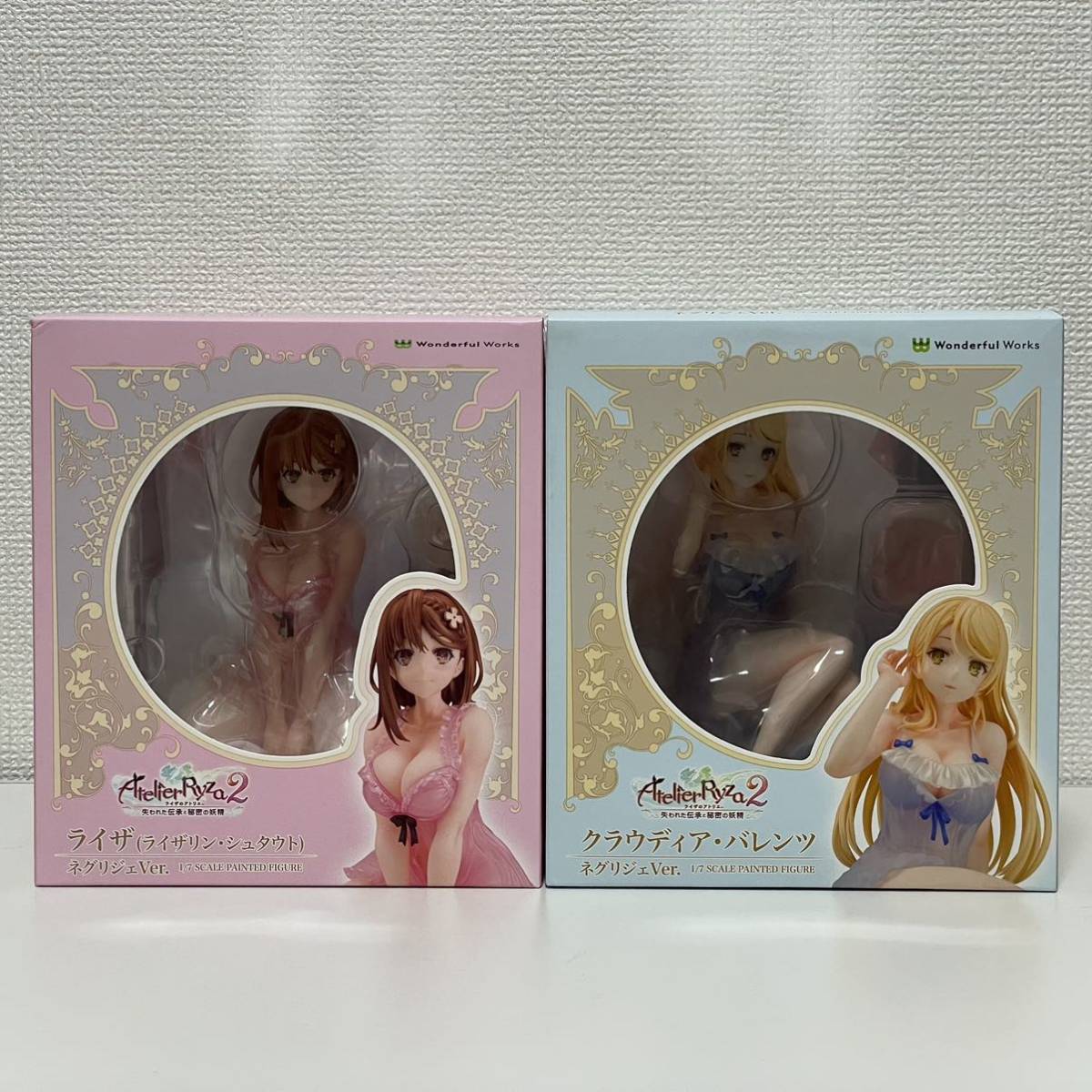 1円〜 [未開封] ライザのアトリエ2 ライザリン・シュタウト＆クラウディア・バレンツ ネグリジェVer. 2体セット 1/7スケール 国内正規品_画像2