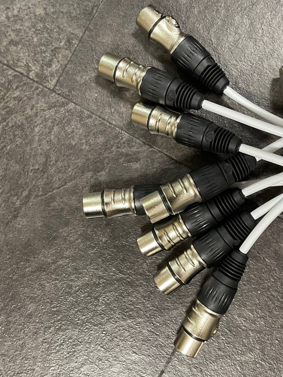 Cordial Cables 8ch D-Sub25 オス→XLRコネクター メス マルチケーブル　中古_画像4