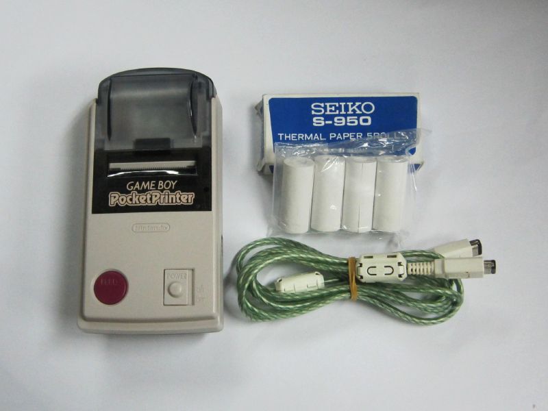 ゲームボーイ用 ポケットプリンタ 通信ケーブル ロール紙 MGB-007 MGB-008 Gameboy Cable GB Pocket Printer Nintendo_画像1