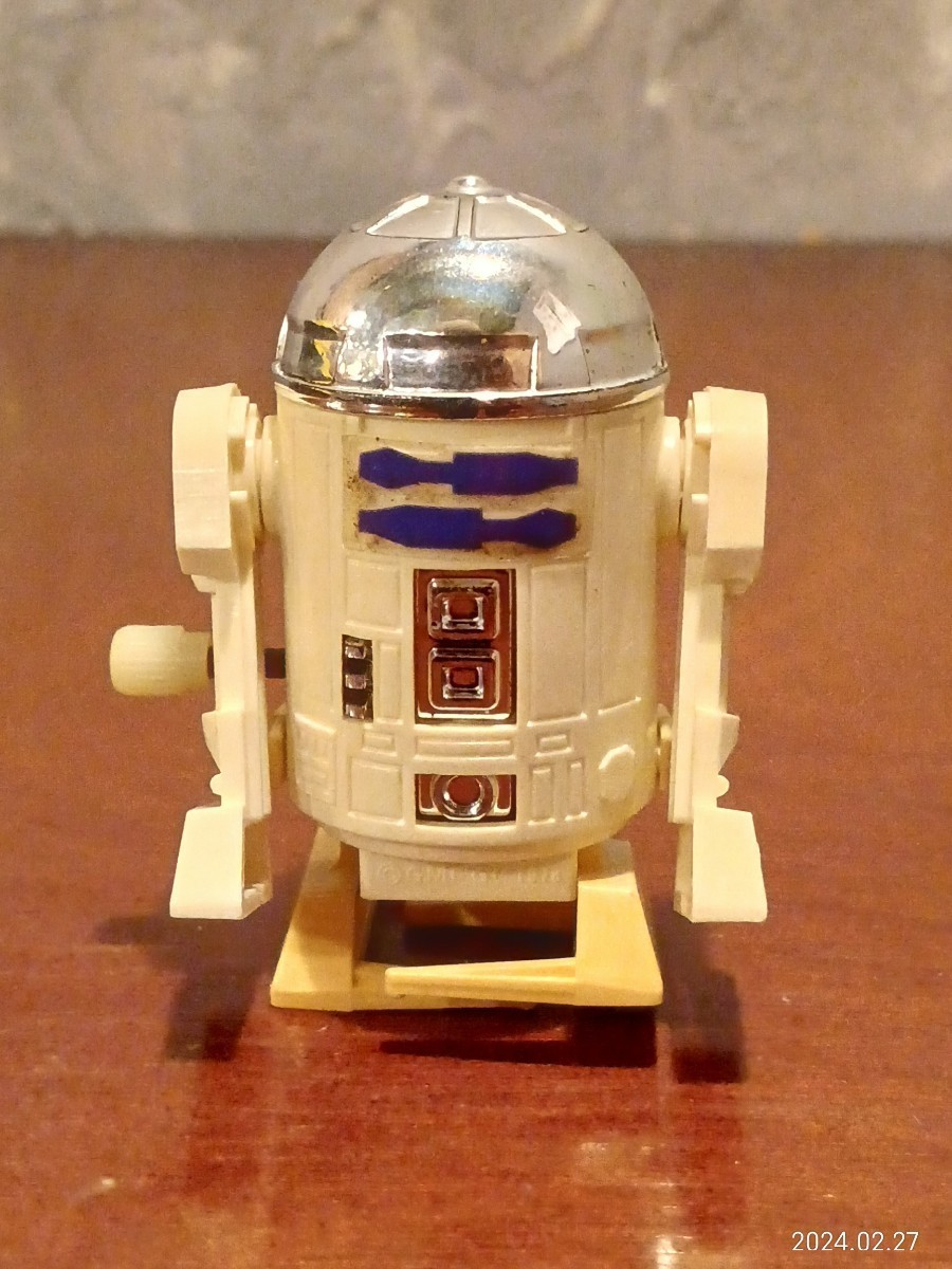 【不動・ジャンク扱い】当時物 スターウォーズ R2-D2 トコトコ のこのこ 歩行 ゼンマイ式 フィギュア タカラ の画像1