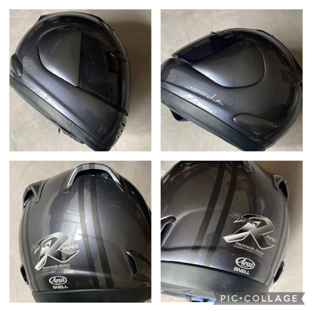 アライ Arai ヘルメット rapi R 55cm 56cm_画像2