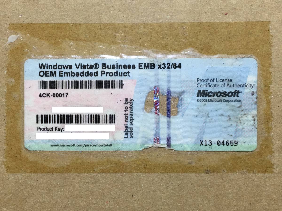 Yahoo!オークション - A12343)OEM Embedded Product Windows Yahoo!オークション - A12343)OEM Embedded Product Windows