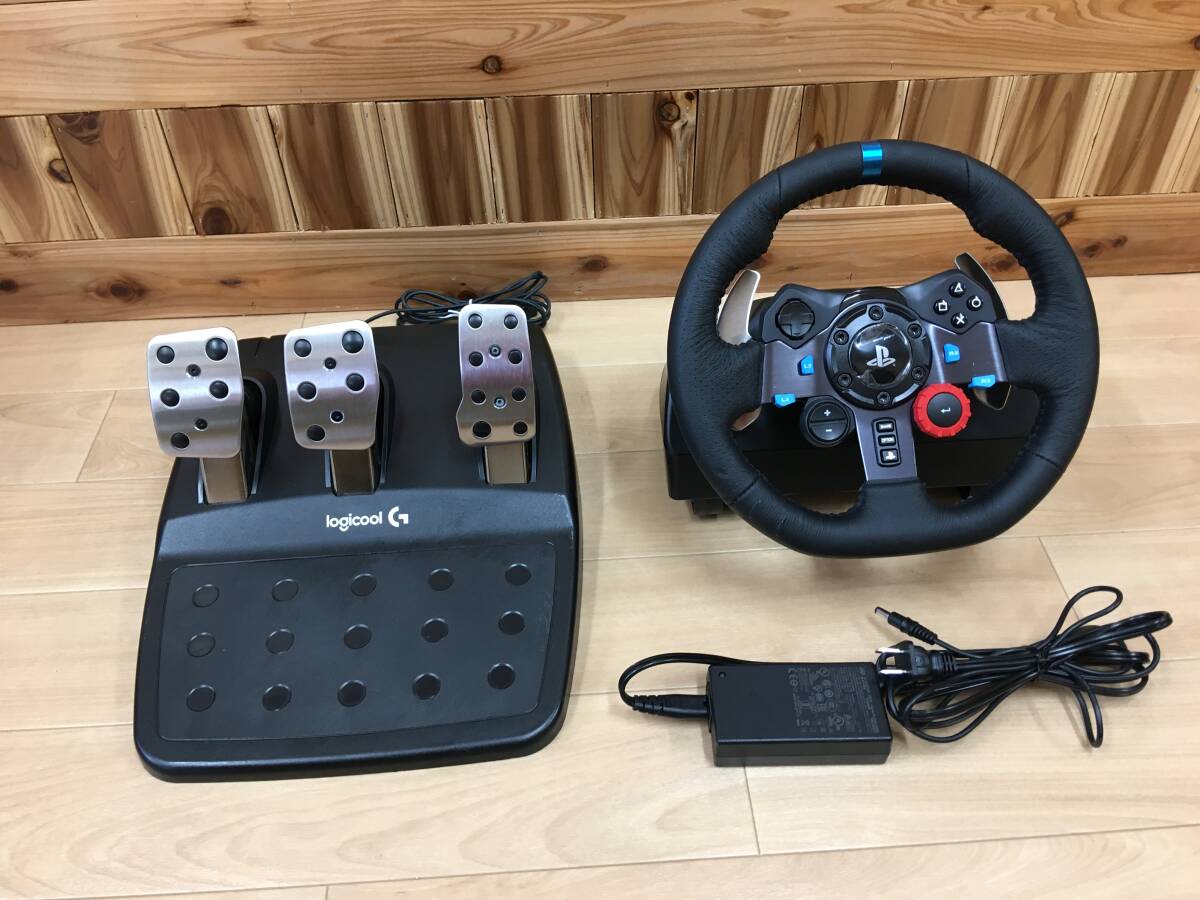 A20896)logicool G29 Driving Force Racing Wheel 中古現状品_画像1