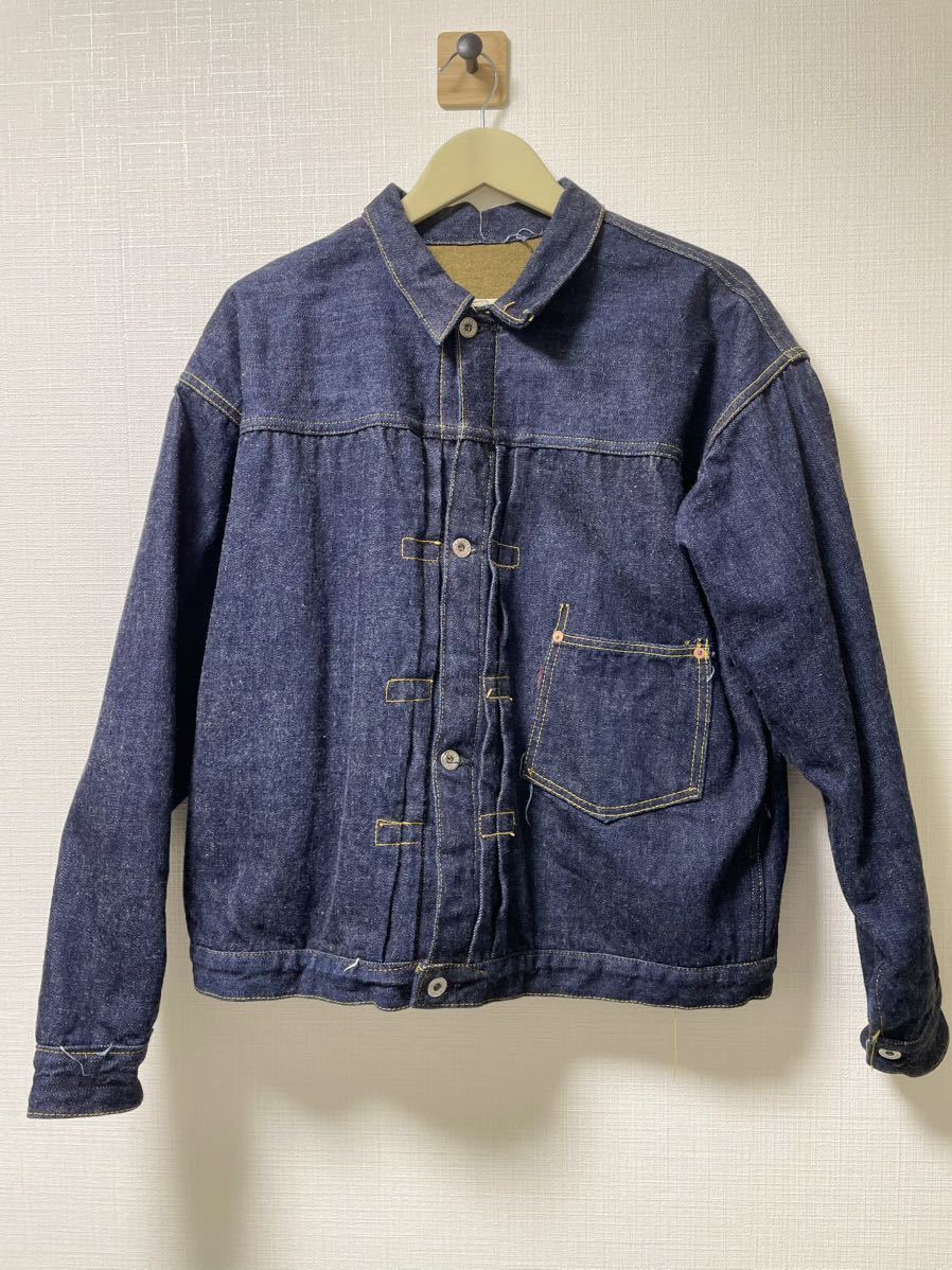 2023年 ONE PIECE OF ROCK ワンピースオブロック S419XXX M-WWII WOOL LINING JACKET San Jose大戦 ガチャ サンノゼ 48 デニムジャケット _画像1