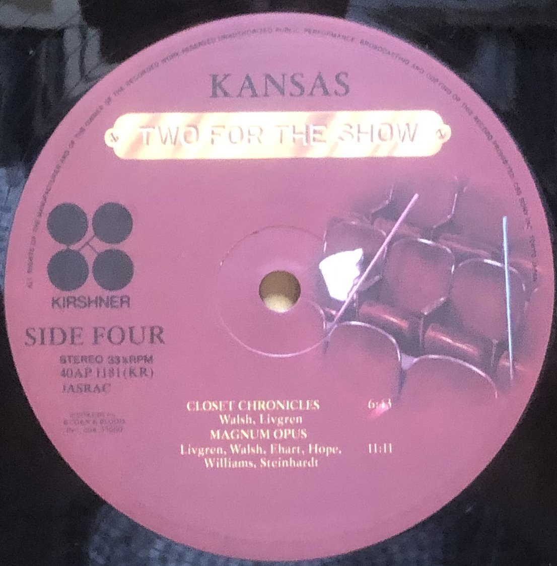 USプログレ　国内オリジナル盤　2枚組　Kansas / Two For The Show_画像7
