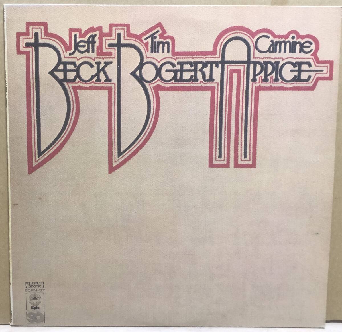 貴重なQuadra phonic 4チャンネル盤 Beck Bogert & Appice / same_画像1