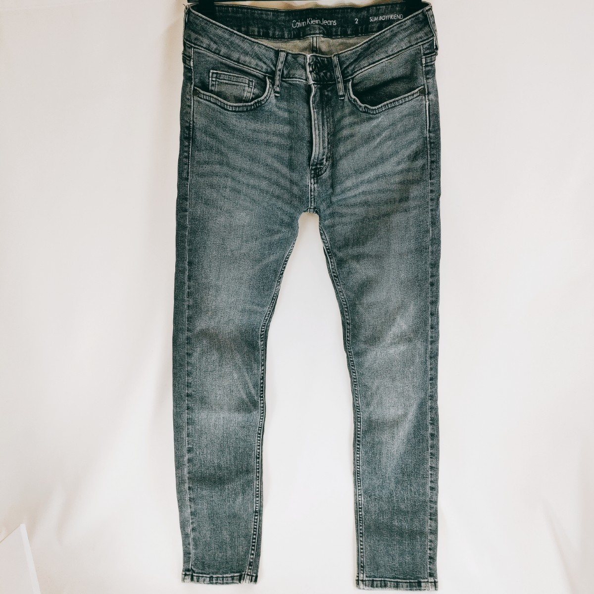 Calvin Klein Jeans カルバンクラインジーンズ デニム サイズ2 デニムパンツ ボトムス ネイビー ジーンズ 長ズボン パンツ ジーパン A-2_画像1