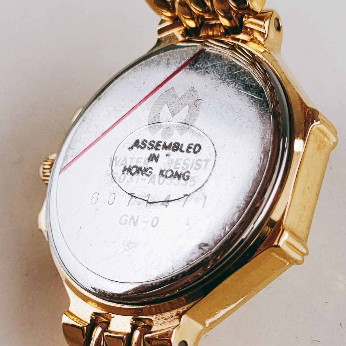 mila schon ミラショーン 腕時計 アナログ ゴールド色 3針 白文字盤 アクセ アンティーク ヴィンテージ レトロ 時計 とけい トケイ_画像9