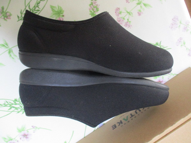  новый товар не использовался .. надеть обувь только .. принцип удобный ходьба обувь чёрный Asahi обувь 24.0cm колени поясница. боль . person ад потертость - biliuo- King 