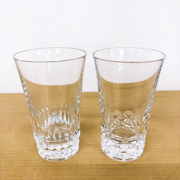 804*Baccarat バカラ GLASS JAPAN グラス ジャパン グラス 2点セット(デザイン違い) 未使用品_画像2