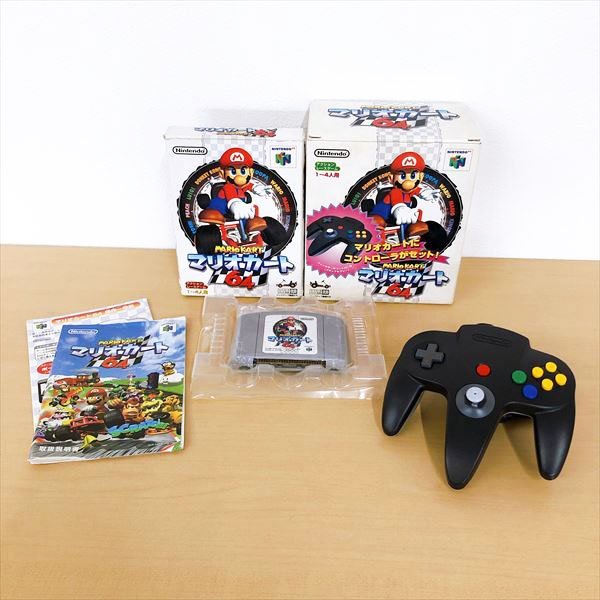 939*NINTENDO64 マリオカート64 ソフト コントローラー セット NUS-P-NKTJ 任天堂_画像1